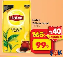 LİPTON YELLOW LABEL ÇAY 500 G
